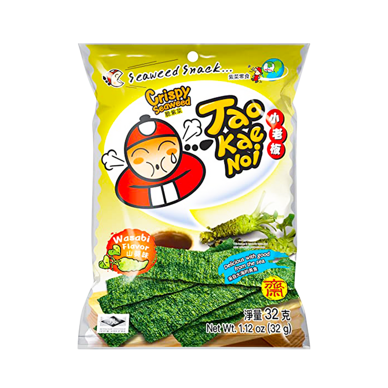 TAOKAENOI Crispy Seaweed - Wasabi 36g - Longdan Official