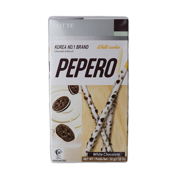 Lotte Pepero - White Cookie 32g - Longdan Official Online Store