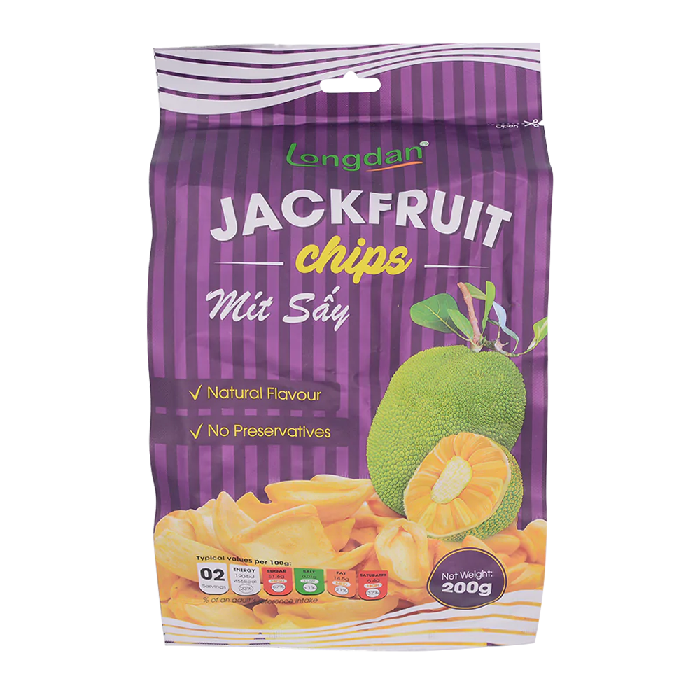 Longdan Jackfruit Chip 200g (Case 25)