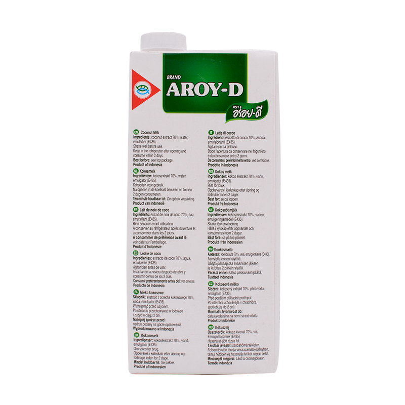 Aroy-D Coconut Milk 1L - Longdan Online Supermarket