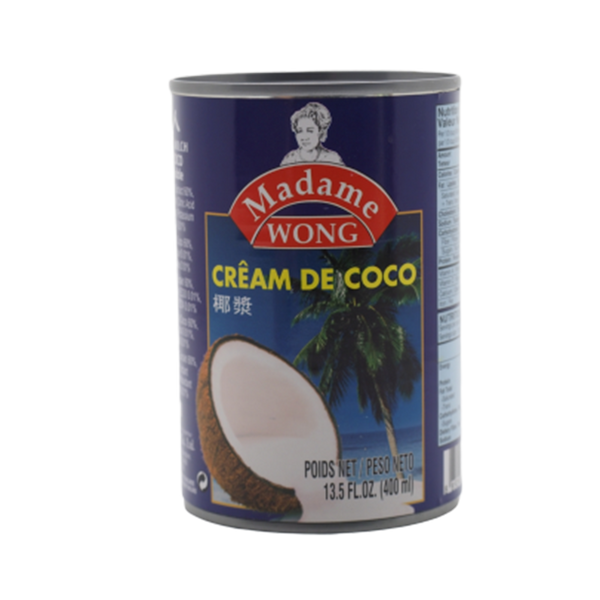 Madame Wong Canned Coconut Cream 400ml - Longdan Online Supermarket
