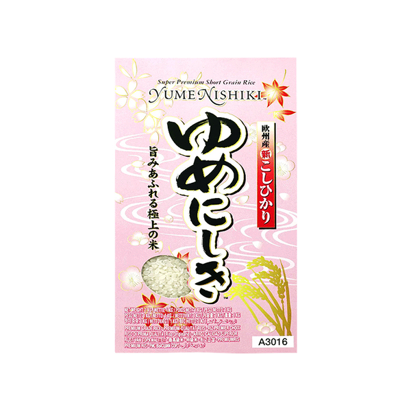 YUME NISHIKI Short Grain Rice 1kg - Longdan Official