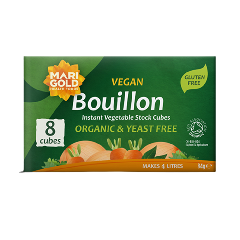MARIGOLD GF Bouillon Cube Green Yeast Free (8pcs) 84g