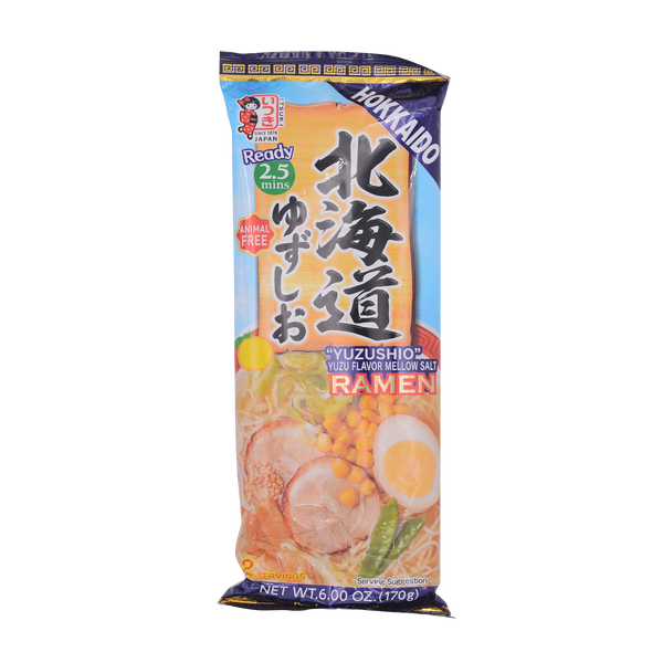 Itsuki Hokkaido Yuzu Shio Mellow Salt Ramen 172g - Longdan Online Supermarket