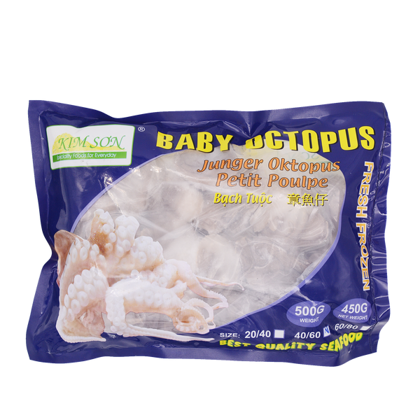 Kim Son Baby Octopus 40/60 500g (Frozen) - Longdan Online Supermarket