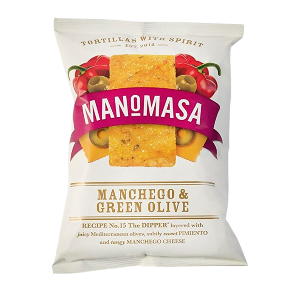 MANOMASA Tortilla Manchego & Olive 160g