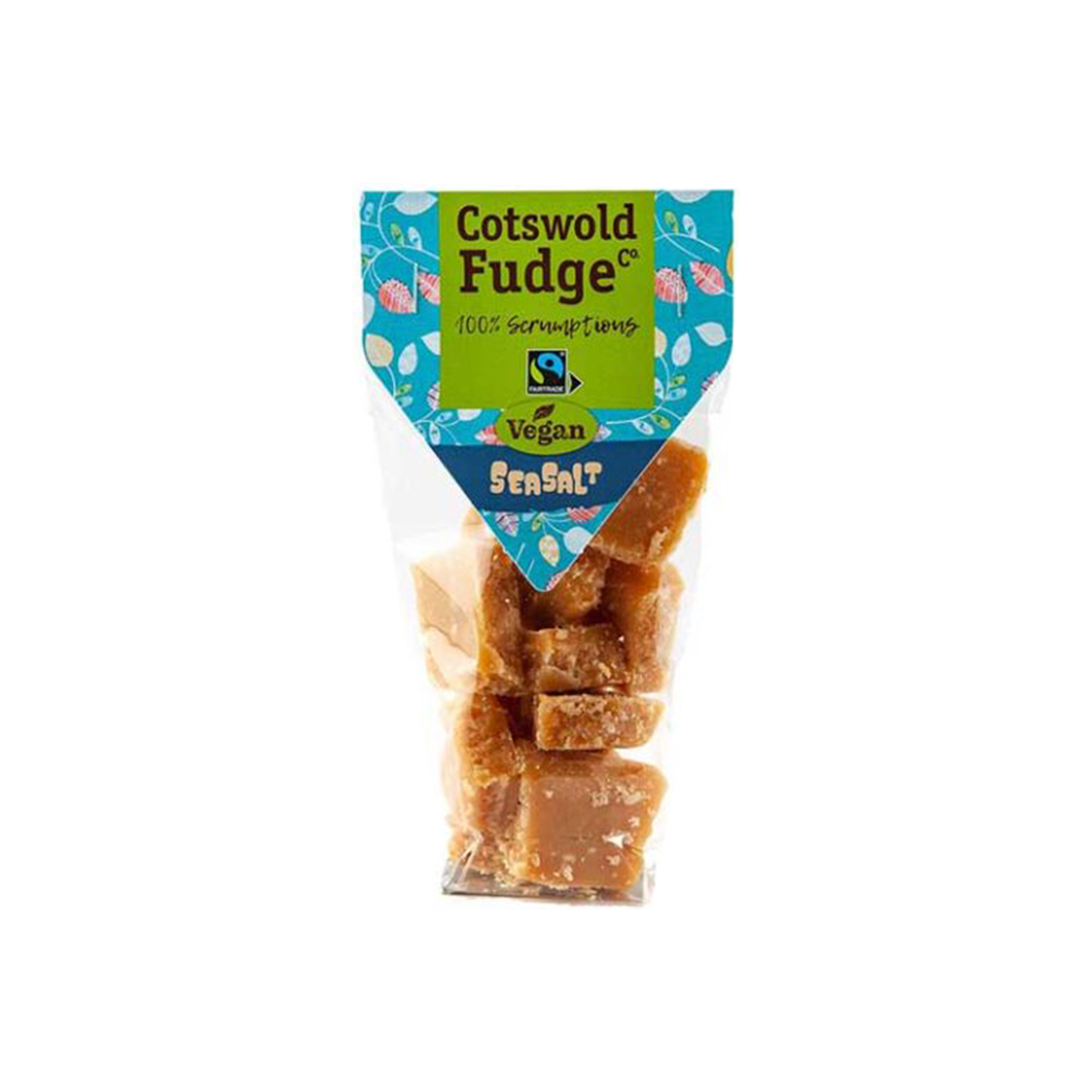 COTSWOLD FUDGE CO Vegan Caramel & Sea Salt Fudge 150g