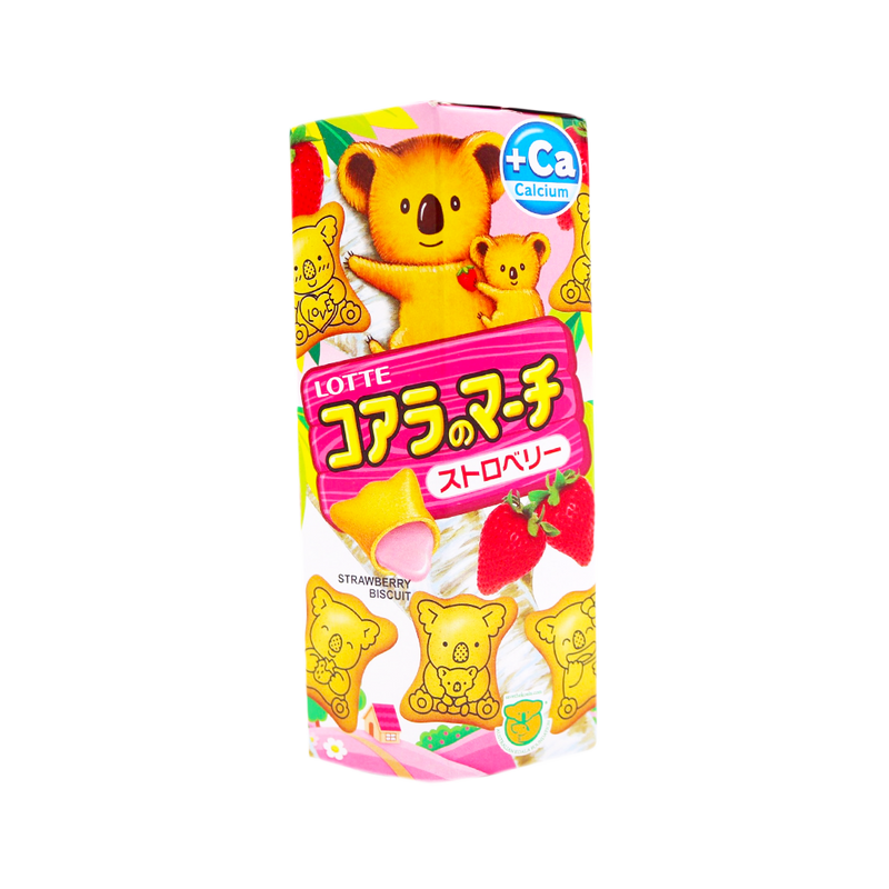 LOTTE Koala's March Biscuits - Strawberry Flavour 37g - Longdan Official