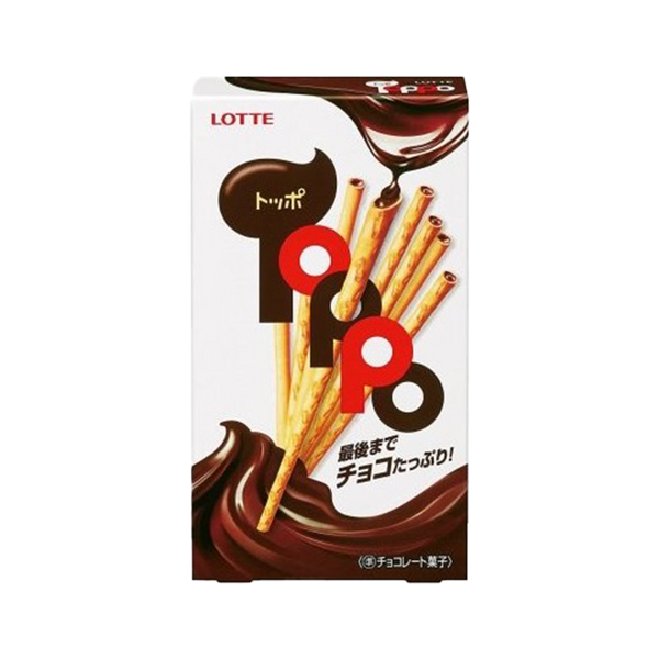 LOTTE Toppo Vanilla Chocolate 40g - Longdan Official
