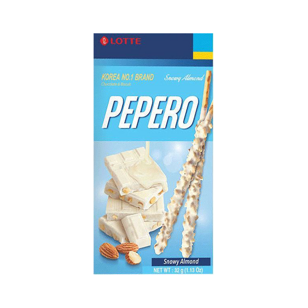 LOTTE Snowy Almond Pepero 32g - Longdan Official Online Store