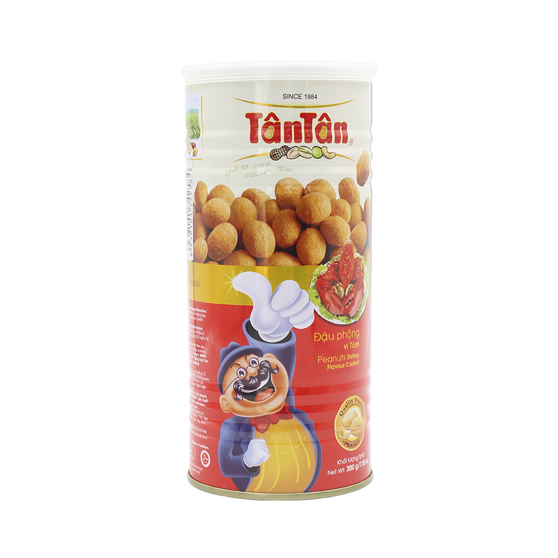 Tan Tan Peanuts Shrimp Flavour Coated 200G (Case 24) - Longdan Official