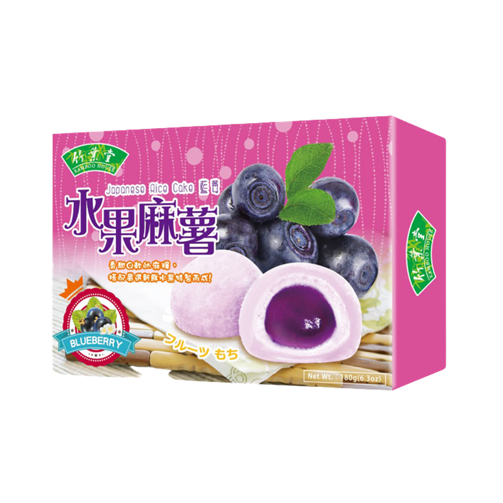 Bamboo House Fruit Mochi - Blueberries 180g