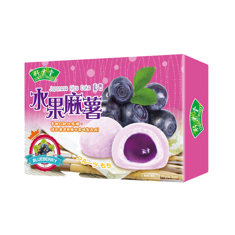 Bamboo House Fruit Mochi - Blueberries 180G - Longdan Official