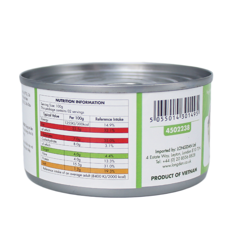 The Plantbase Store Canned Vegetarian Lemongrass Chilli Beancurd Skin Stir Fry 200g - Longdan Official