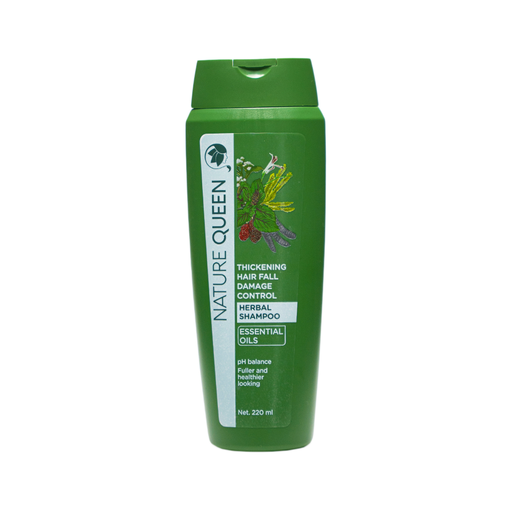 Nature Queen Thickening Hair fall Damage control Herbal Shampoo ESSENT