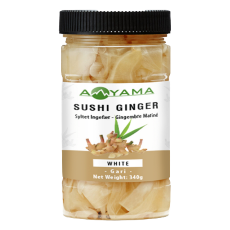 Aoyama Sushi Ginger White In Jar 340g (Case 12) - Longdan Official