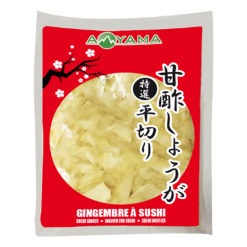 Aoyama Sushi Ginger White In Bag 1.5kg (Case 10) - Longdan Official