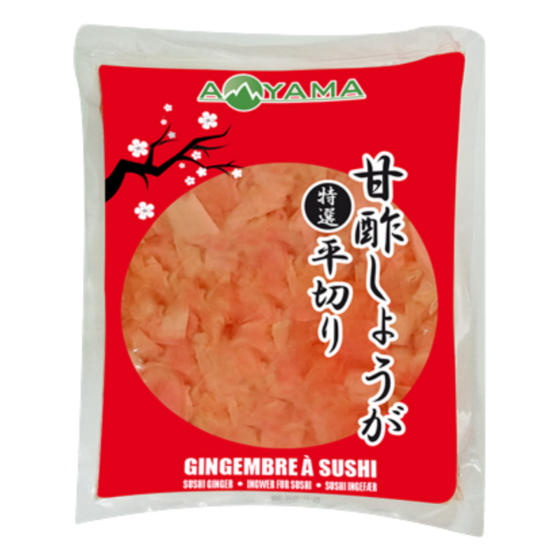 Aoyama Sushi Ginger Pink In Bag 1.5kg (Case 10) - Longdan Official