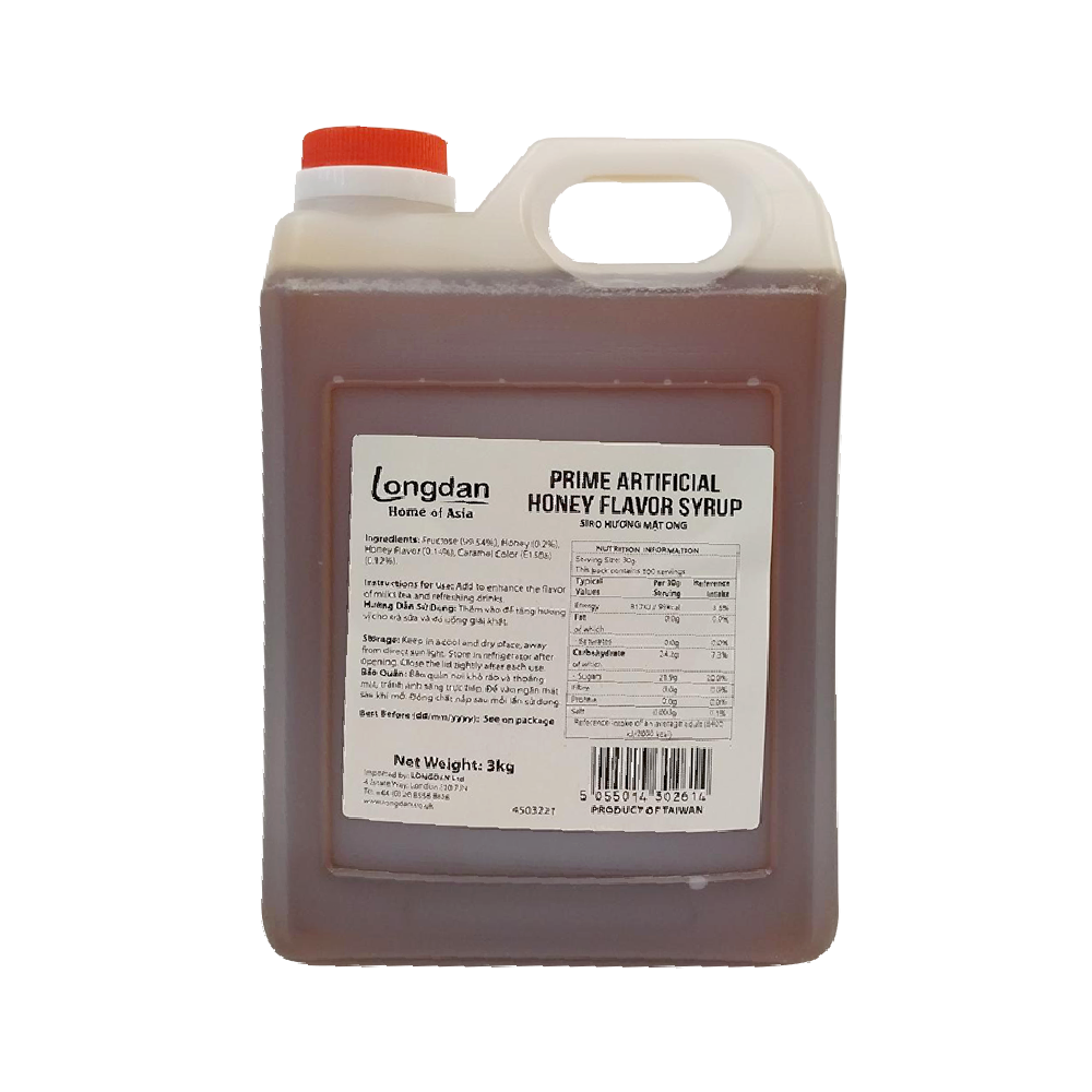 Longdan Prime Artificial Honey Flavor Syrup 3kg