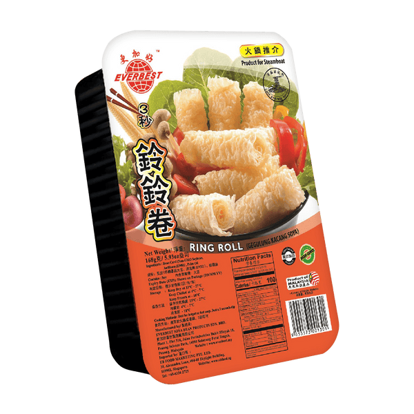 Everbest Vegetarian Ring Roll 168g (Frozen) - Longdan Online Supermarket