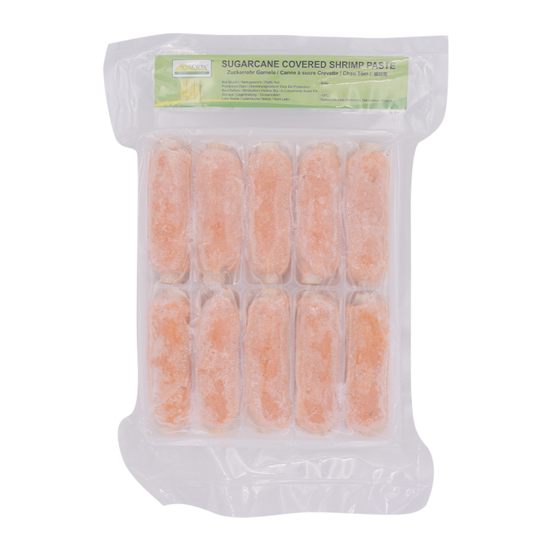 Sugar Cane Covered Shrimp Paste 500g (Frozen) - Longdan Online Supermarket