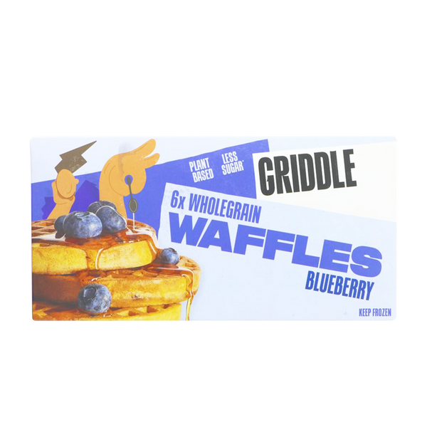 GRIDDLE Blueberry Wholegrain Waffles 192g (Frozen) - Longdan Official