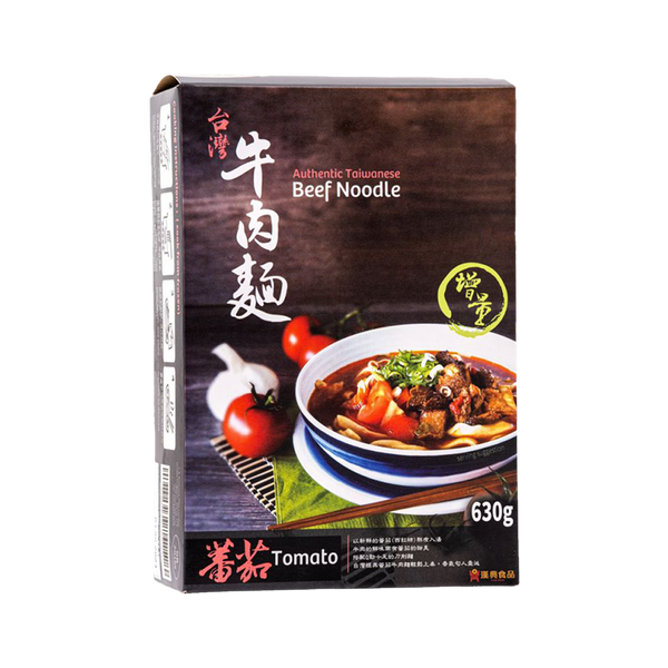 HAN DIAN Authentic Taiwanese Tomato Beef Noodles 630g - Longdan Official