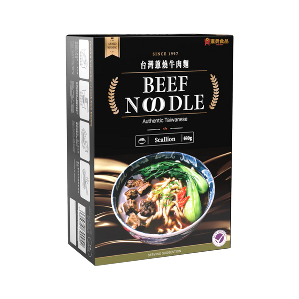 HAN DIAN Authentic Taiwanese Special Beef with Scallion Noodle 680g - Longdan Official