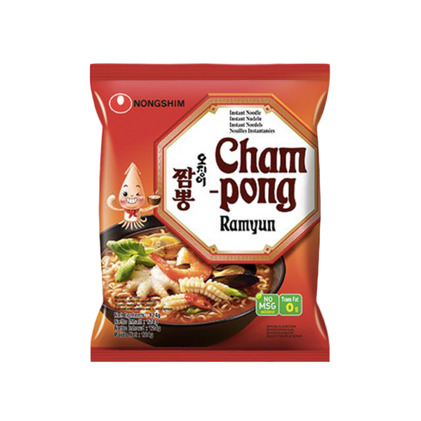 Nong Shim Champong Ramyun 124G - Longdan Official Online Store