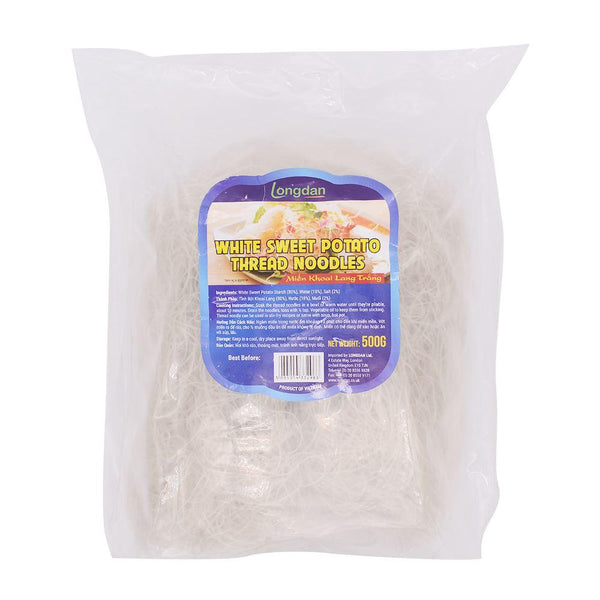 Longdan White Sweet Potato Thread Noodle 1.2mm 500g (Case 20) - Longdan Official