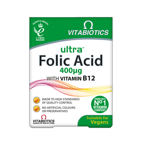 VITABIOTICS Ultra Folic Acid 60 Tablets