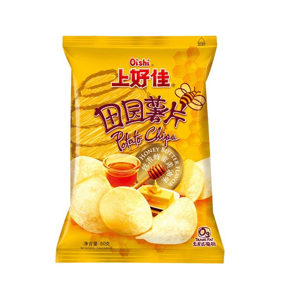 OISHI Potato Chips Honey Butter Flavor 50g - Longdan Official