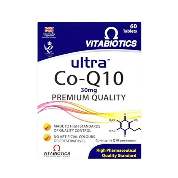 VITABIOTICS Ultra Co Enzyme Q10 50mg 60 Tablets