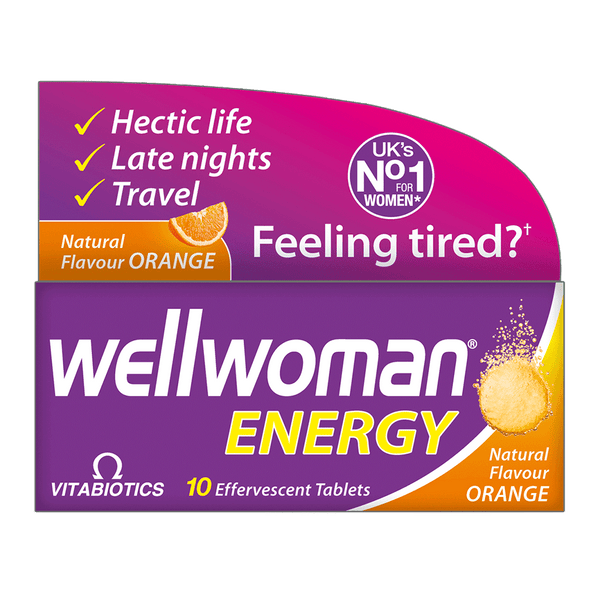 VITABIOTICS Wellwoman Energy Orange 10 Effervescent Tablets