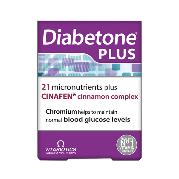 VITABIOTICS Diabetone Plus with Cinafen 84 Tablets