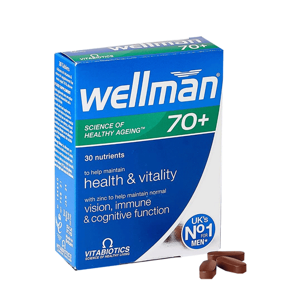 VITABIOTICS Wellman 70+ 30 Tablets