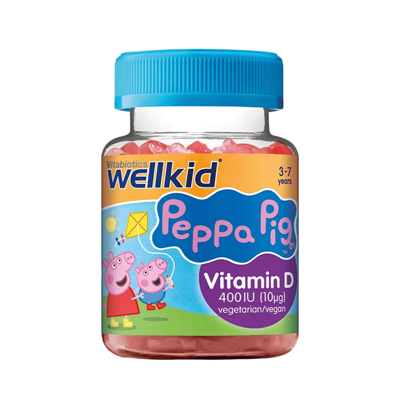 VITABIOTICS Wellkid Peppa Pig Vitamin D 30 Viên