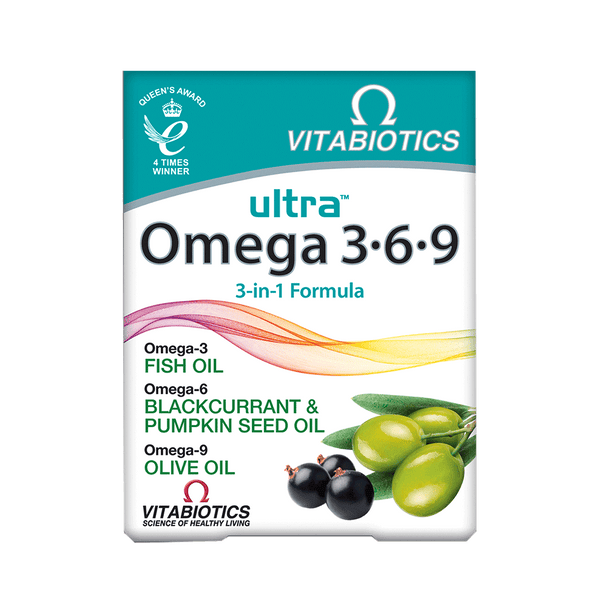 VITABIOTICS Ultra Omega 3-6-9 60 Capsules