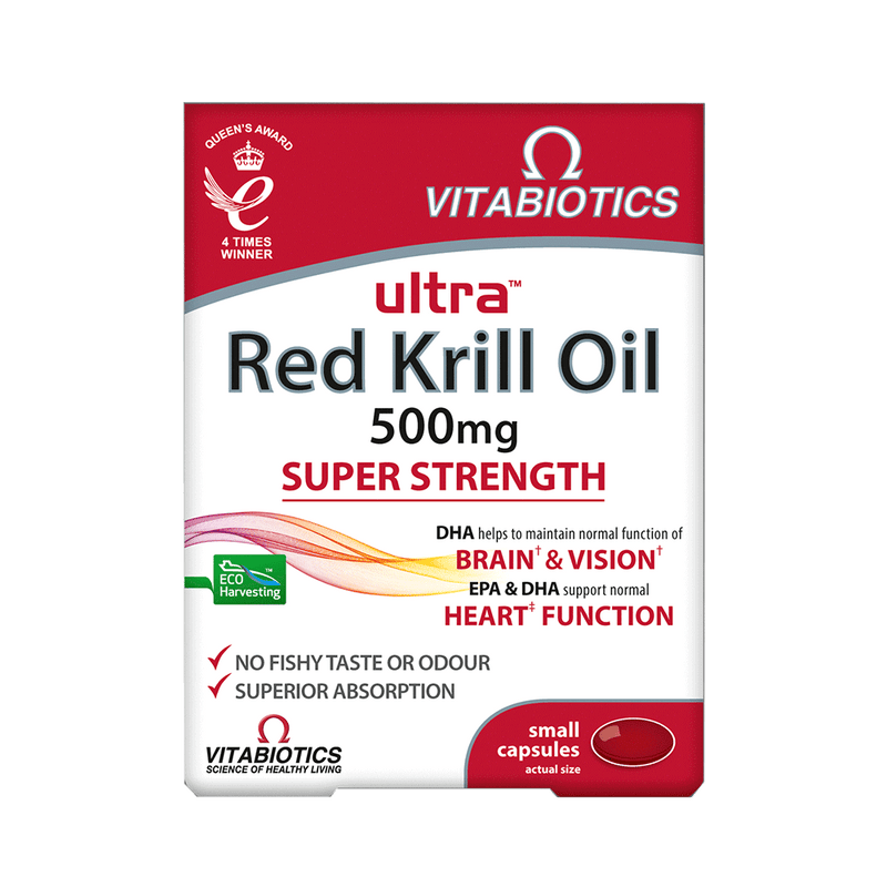 VITABIOTICS Ultra Red Krill Oil 30 แคปซูล