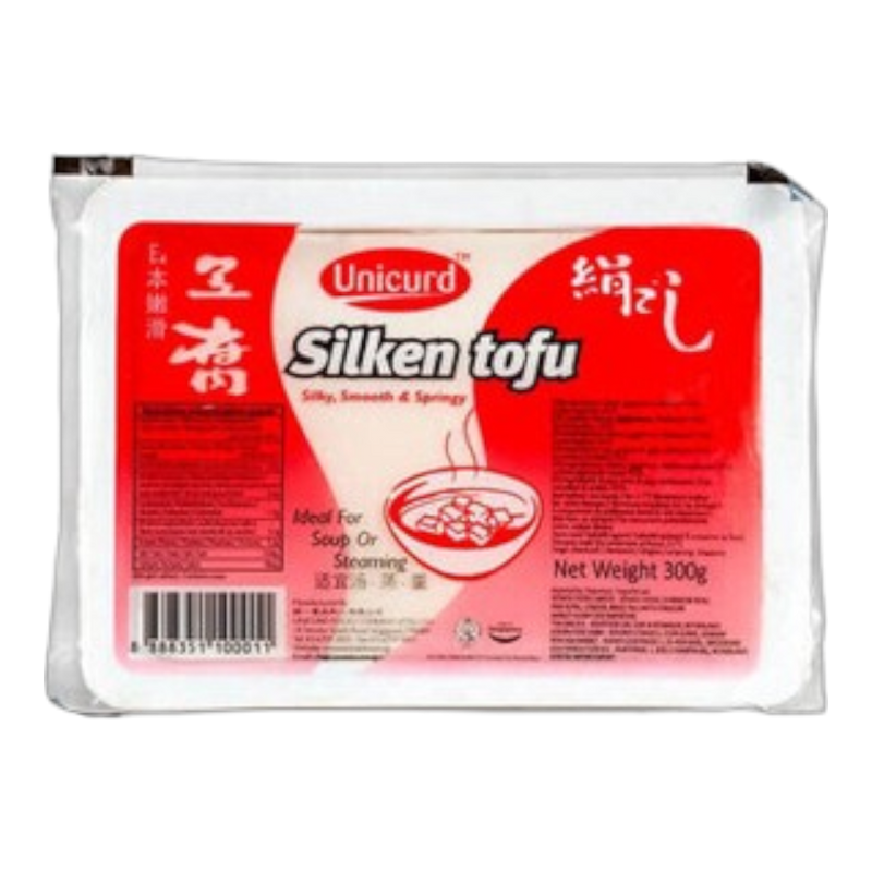 Unicurd Silken Tofu - Red Box 300g (Case 21)