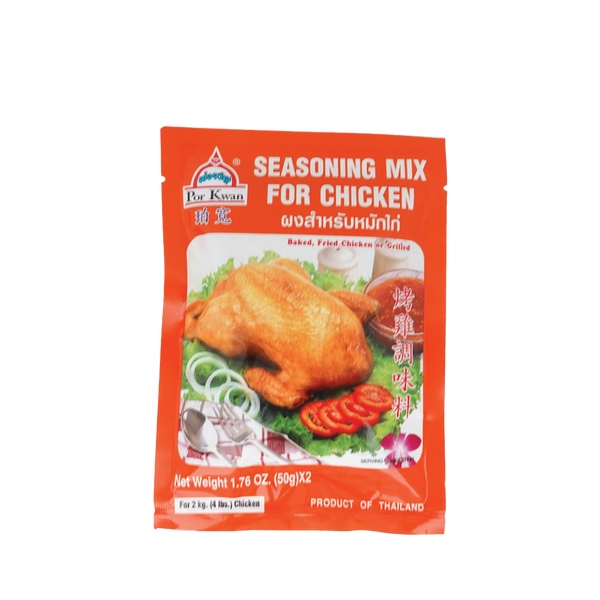 POR KWAN Hỗn hợp gia vị cho gà (2 gói) 100g (Thùng 48)