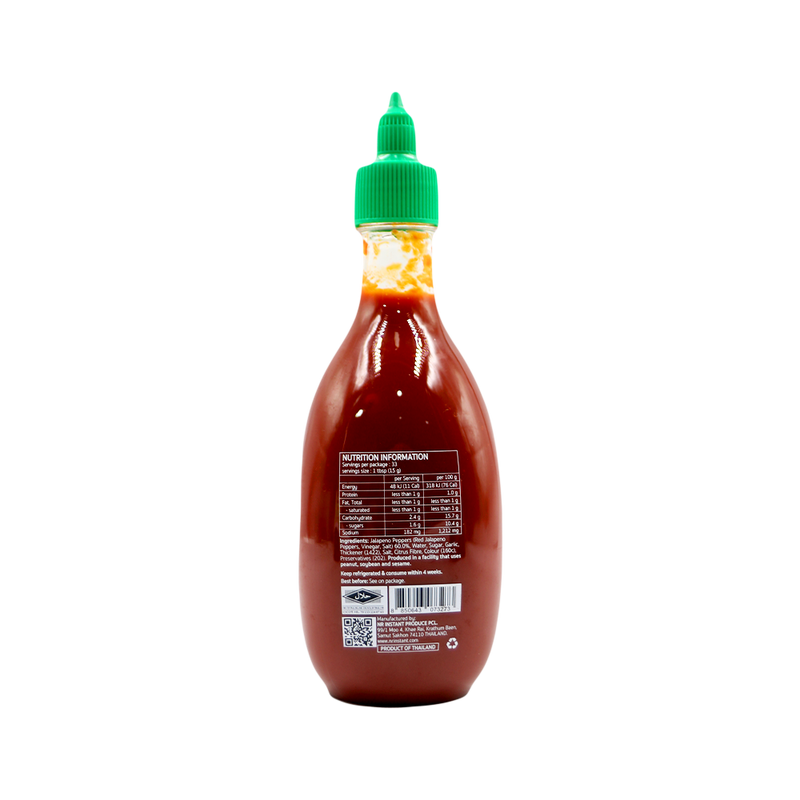 SABZU Sriracha Hot Chili Sauce 225ml (Case 12) - Longdan Official