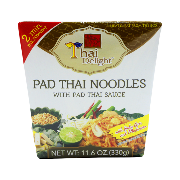 THAI DELIGHT Pad Thai Noodles With Pad Thai Sauce 330g (Case 12)