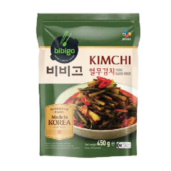 CJ BIBIGO Yeolmu Young Radish Kimchi 450g