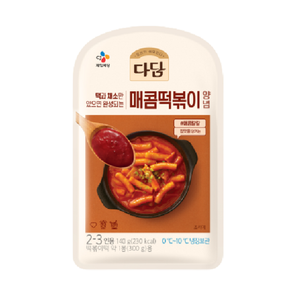 CJ DADAM Sweet&Spicy Topokki Hot Sauce 140g