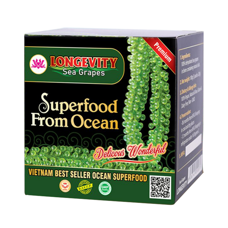 Longevity Dehydrated Sea Grapes (20g × 6 packs)