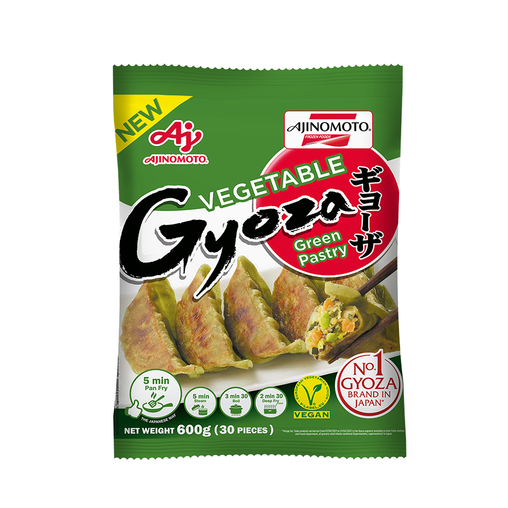 AJINOMOTO 5 Vegetable Gyoza With Spinach Pastry 600g (Frozen)