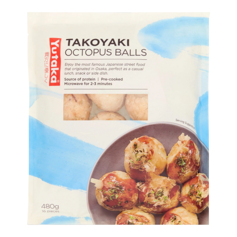 Bola Gurita Takoyaki YUTAKA 480g (Beku)