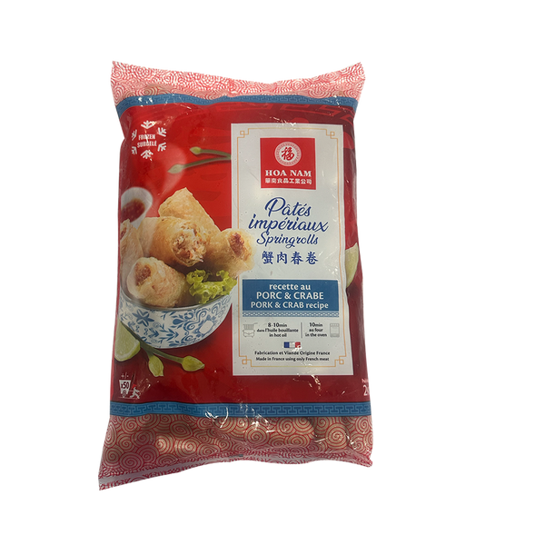 Hoa Nam Pork & Crab Spring Rolls / Cha Gio Heo & Cua 2Kg (Frozen)