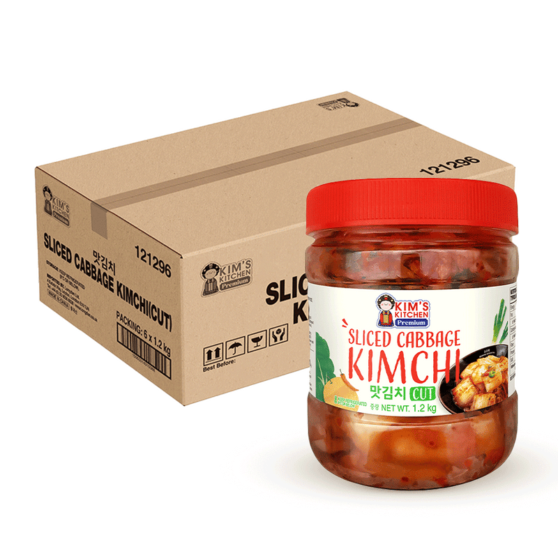 KIM'S KITCHEN PREMIUM Sliced Cabbage Kimchi 1.2kg (Case 6)